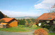 Aussicht vom Haus in Liebersberg Bayerischer Wald (Vom Haus Nickl in Liebersberg genießen Sie eine wunderschöne Aussicht in den Bayerischen Wald.)